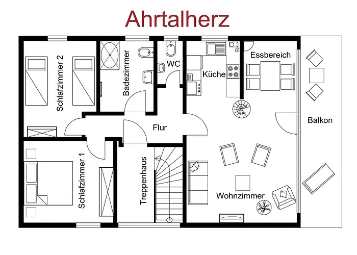 Lägenhet Ahrtalherz *